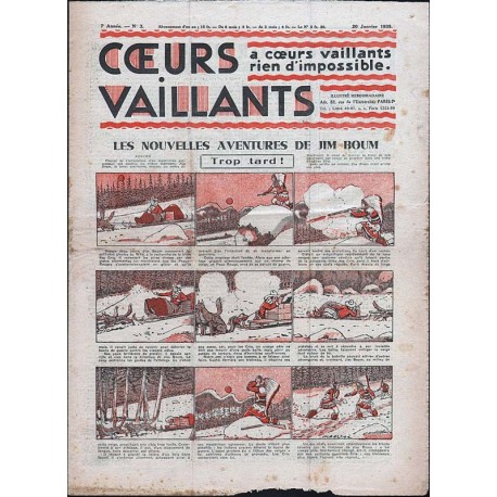 Cœurs Vaillants: 20 de enero de 1935