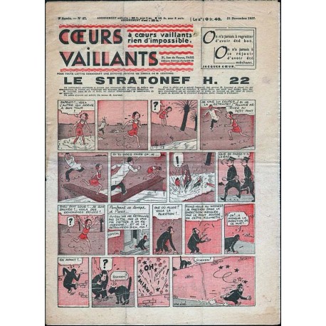 Cœurs Vaillants: 21 de noviembre de 1937