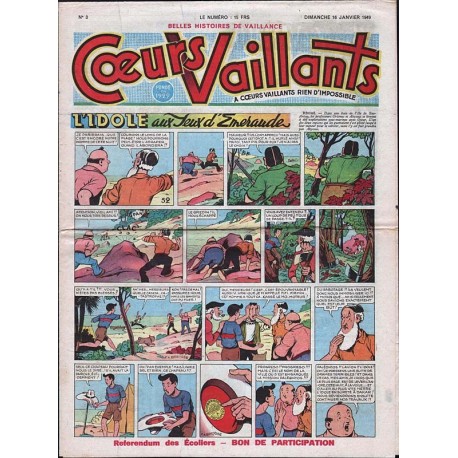 Cœurs Vaillants: 16 de enero de 1949