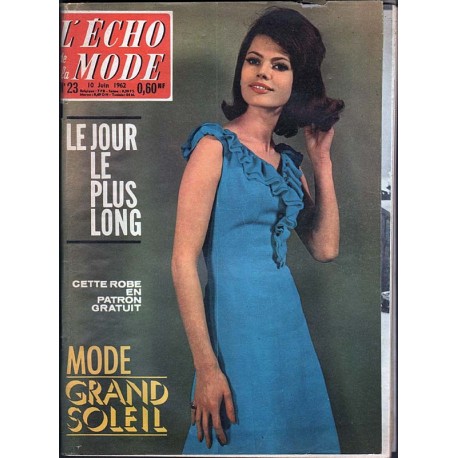 L'Echo de la Mode: 10 de junio de 1962