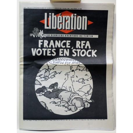Libération - La Derniere Aventure de Tintin