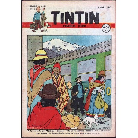 Journal Tintin Belge: 13 de marzo de 1947