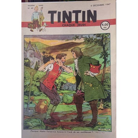 Journal Tintin Belge: 4 de diciembre de 1947